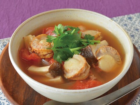 ほたてのトムヤムクン風スープ